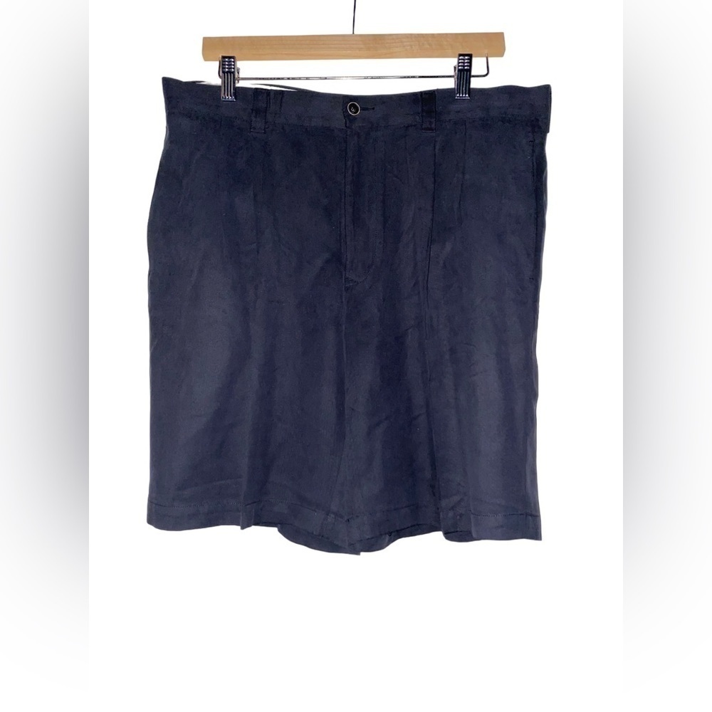 Tommy Bahama Silk Chino Men W34 Black Shorts Outdoor Dad Leisure Cookout Beach